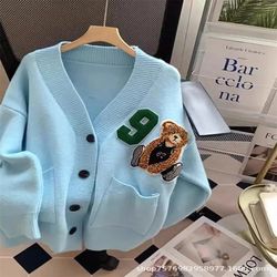 women's fashion, soft cozy short knitted sweater cardigan, slimming white outerwear, enhancing sensation