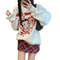 Loose Comfortable Design Womens Hoodless Sweatshirt Mid Length Lazy Style Versatile Outerwear Top A 4