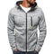 Mens Jacquard Hoodie Premium Fleece Pullover Brand Hooded Sweatshirt For Men Comfort Fit Streetwear 0