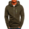 Mens Jacquard Hoodie Premium Fleece Pullover Brand Hooded Sweatshirt For Men Comfort Fit Streetwear 12
