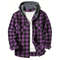 Classic Plaid Shirt For Men Hooded Flannel Jacket Casual Button Down With Long Sleeves And Double P 0