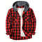 Classic Plaid Shirt For Men Hooded Flannel Jacket Casual Button Down With Long Sleeves And Double P 5