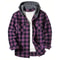 Classic Plaid Shirt For Men Hooded Flannel Jacket Casual Button Down With Long Sleeves And Double P 6