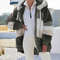 Oversized Jacket for Women, Warm Plush Hooded Coat, Loose Streetwear Outerwear, Autumn Winter Fashion