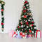 Artificial Flower Ornaments Merry Glitter Pink Christmas Flowers Tree Christmas Decoration For Home 4