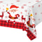 Merry Christmas Decors For Home Santa Claus Elk Deer Tablecloth Navidad Natal Table Cover New Year 0