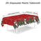 Merry Christmas Decors For Home Santa Claus Elk Deer Tablecloth Navidad Natal Table Cover New Year  6