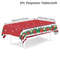 Merry Christmas Decors For Home Santa Claus Elk Deer Tablecloth Navidad Natal Table Cover New Year  7