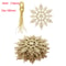 Glitter Snowflake Pendant Party Ornaments, Vivid Bauble DIY Craft Hanging, Christmas Tree Decor