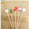 Bamboo Stick Christmas Santa Snowman, Elk Angel Skewer, Party Disposable Decoration, Fruit Dessert Food Toothpicks
