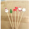 Bamboo Stick Christmas Santa Snowman, Elk Angel Skewer, Party Disposable Decoration, Fruit Dessert Food Toothpicks