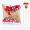 Bamboo Stick Christmas Santa Snowman, Elk Angel Skewer, Party Disposable Decoration, Fruit Dessert Food Toothpicks
