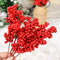 Fake Berries Pearl Beads Artificial Red Cherry Stamen DIY Christmas Wreath Holiday Party And New Ye 2