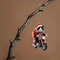 Cartoon Motorcycle Cat Acrylic Pendant Riding Kitten Flat Ornament Christmas Tree And Car Hanging D 2