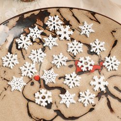 christmas decor home room decor, mini snowflake sky decoration, winter party diy craft, dining table accessor