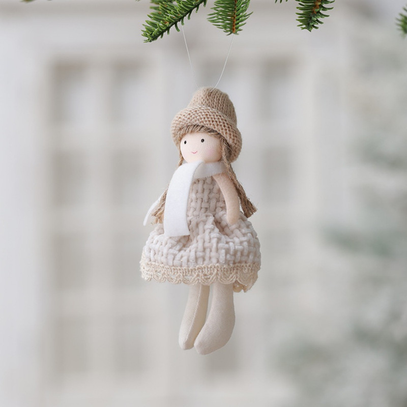 Christmas Plush Angel Doll Pendant Lovely Boys Girls Tree Hanging Decoration Cute Merry Christmas P 2