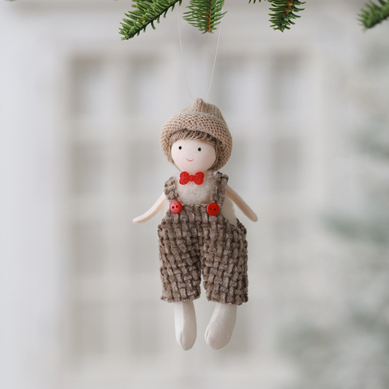 Christmas Plush Angel Doll Pendant Lovely Boys Girls Tree Hanging Decoration Cute Merry Christmas P 3