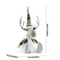 Dolls Navidad Figurine Ornaments, Christmas Large Standing Elk, With Lights Reindeer, Gift New Year Home Decor