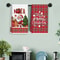 Merry Christmas Kitchen Towels Navidad Natal Dish Towel Santa Claus Party Decoration New Year Gift 4