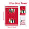 Merry Christmas Kitchen Towels Navidad Natal Dish Towel Santa Claus Party Decoration New Year Gift  7