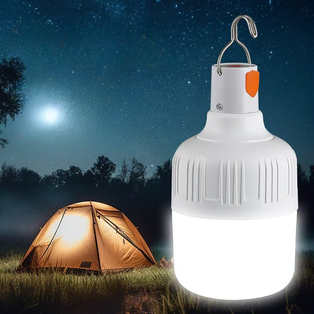 High Brightness USB Rechargeable LED Lamp Bulbs Portable Camping Lantern Emergency Outdoor Hook Lig 0