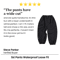 Ski Pants Waterproof Loose Fit For Men Women Wear Resistant Ski Pants Professional Double Board Sin