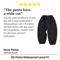Ski Pants Waterproof Loose Fit For Men Women Wear Resistant Ski Pants Professional Double Board Sin