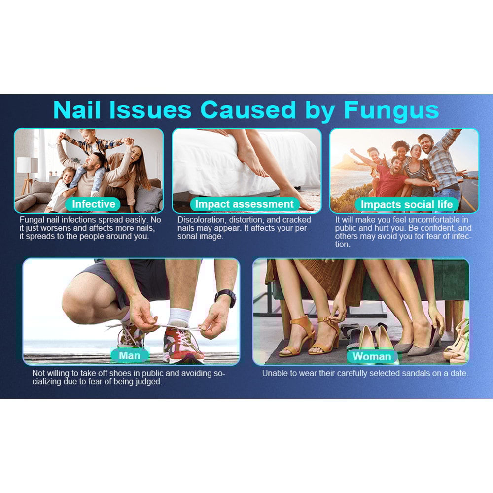 rechargeable light therapy for nail infection