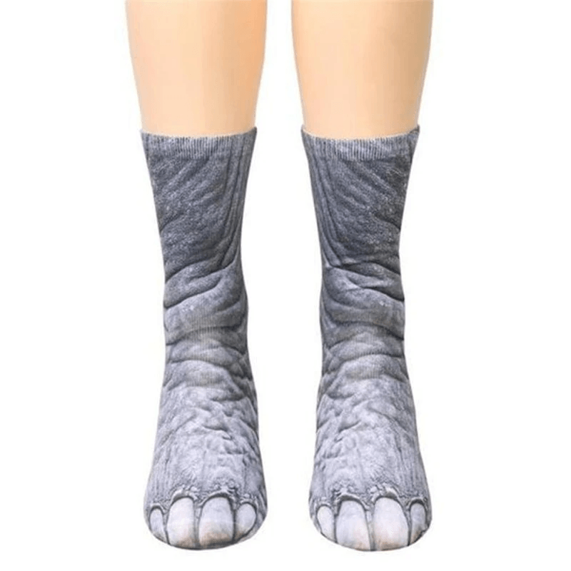 Realistic Comfy Animal Paws Socks 5