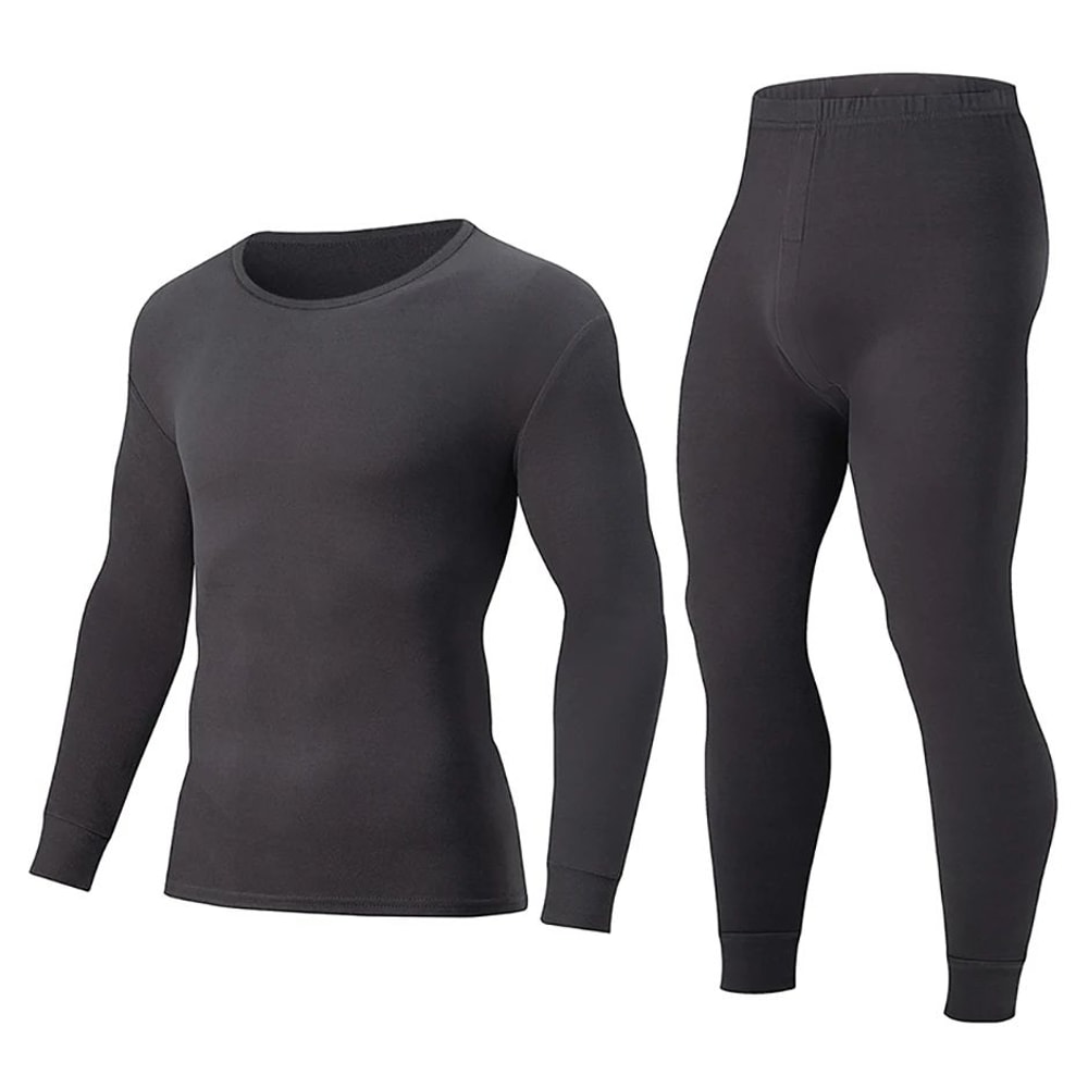 Stretch thermal underwear for movement