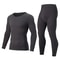 Stretch thermal underwear for movement