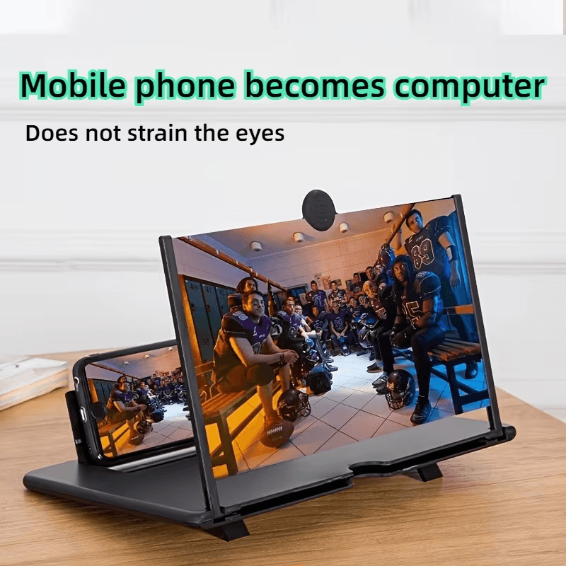 foldable phone screen magnifier on table