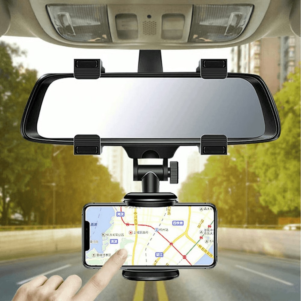 Handsfree car phone mount