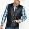 classic mens leather riding vest