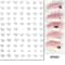 3D Nail Art Stickers Red Black White Love Hearts Stars Clouds French Full Adhesive Nail Decals Slid 5