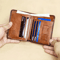RFID AntiTheft Leather Wallet For Men Large Capacity Trifold Card Holder 6