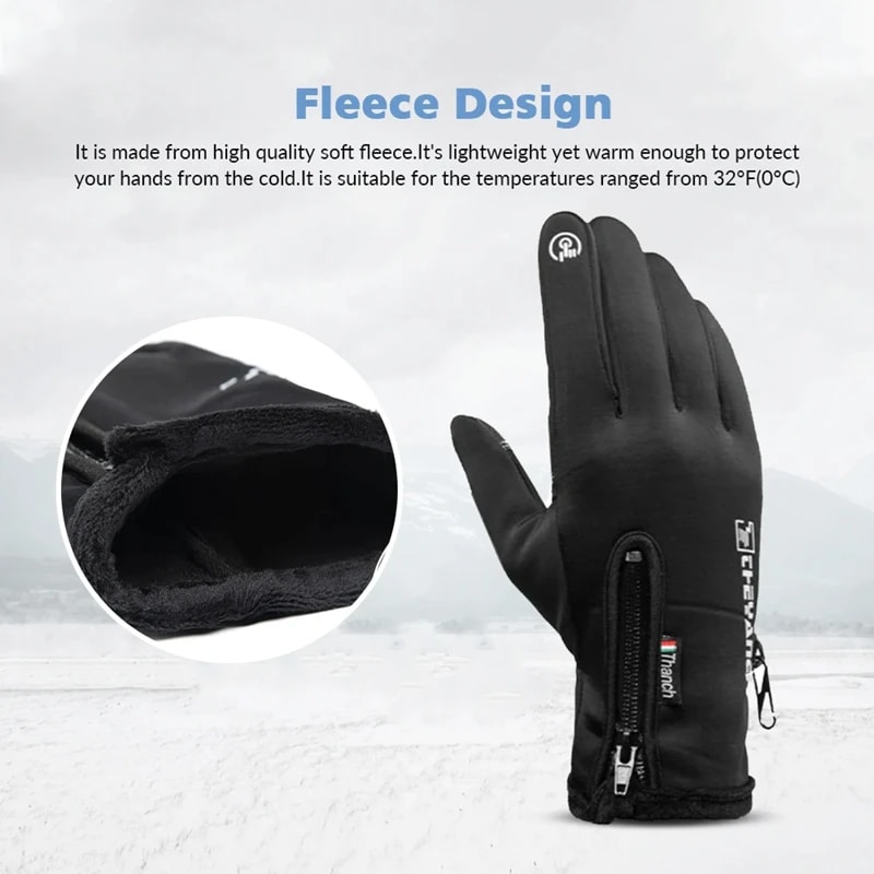Extreme Cold Winter Gloves -40°C Waterproof & Touchscreen for Outdoor Sports | Stay Warm & Dry