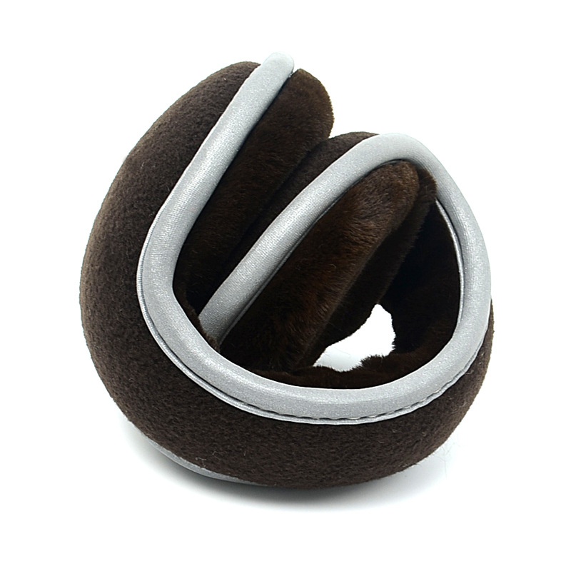 Foldable Reflective Ear Warmers for Winter Wind Protection and Safer Outdoor Travel