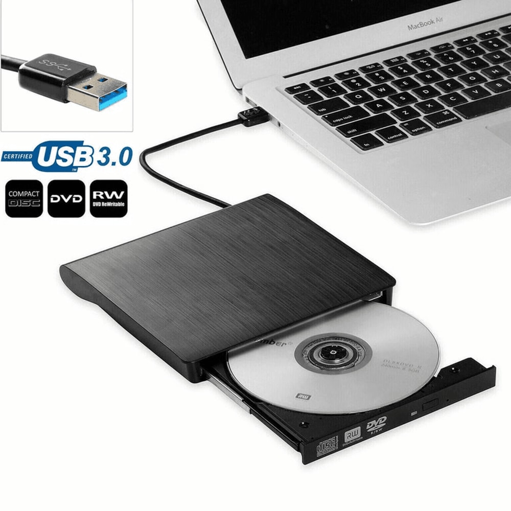 USB 30 Portable DVD Writer External CD DVD Player Burner For Computers 10
