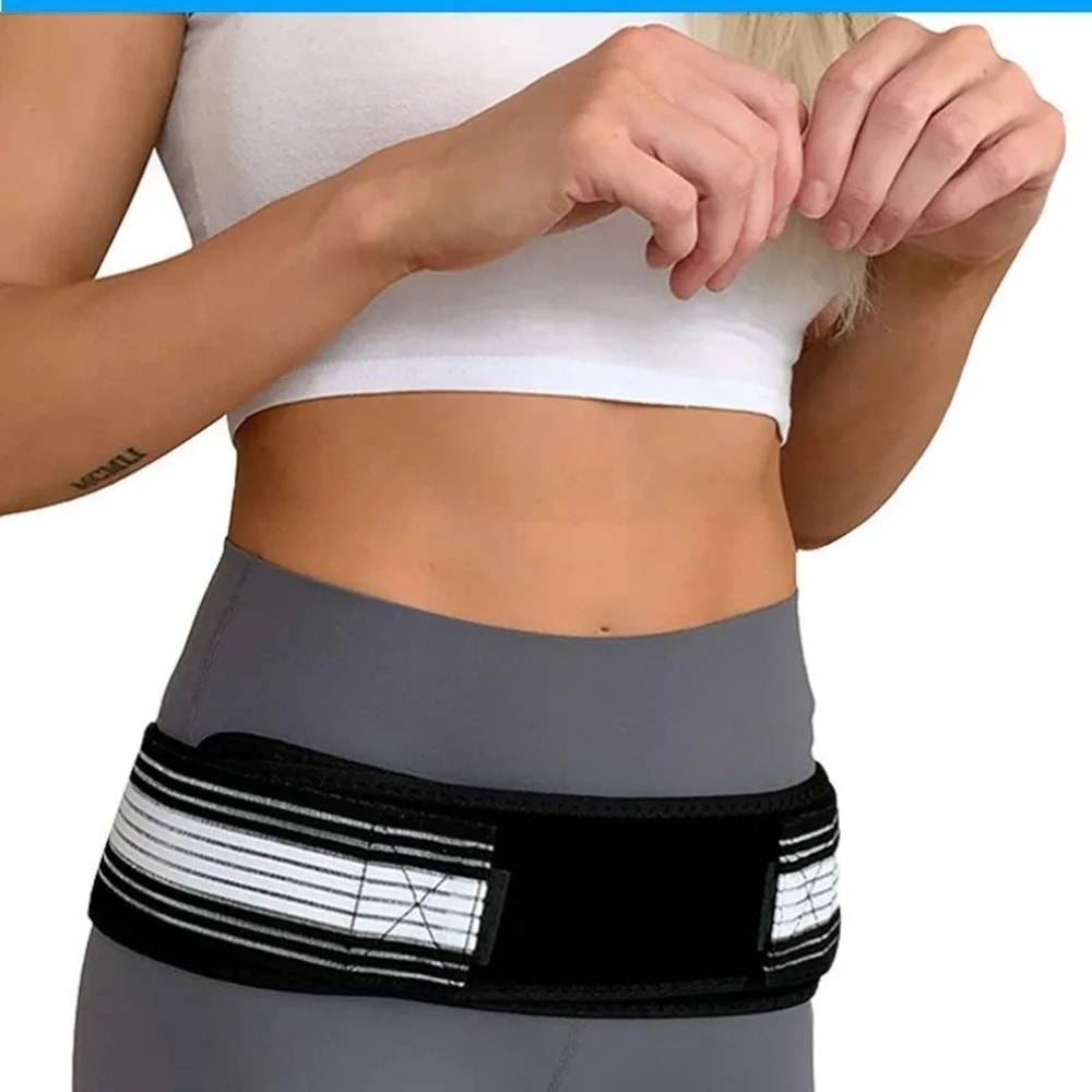Sacroiliac Joint Belt for Lower Back & Hip Pain Relief, Pelvic & Sciatica Support