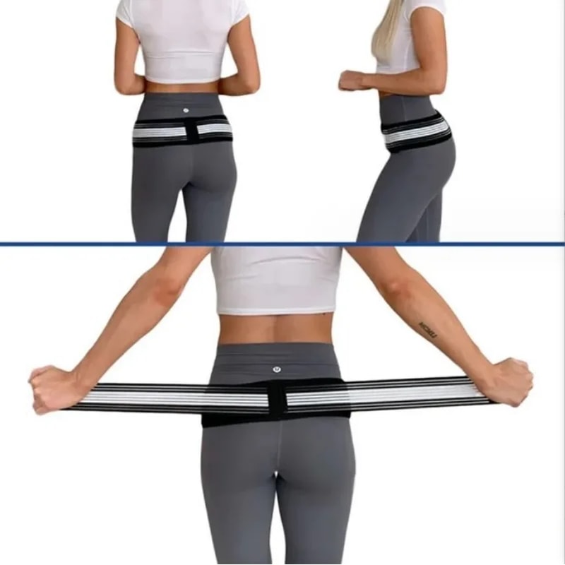 Sacroiliac Joint Belt for Lower Back & Hip Pain Relief, Pelvic & Sciatica Support