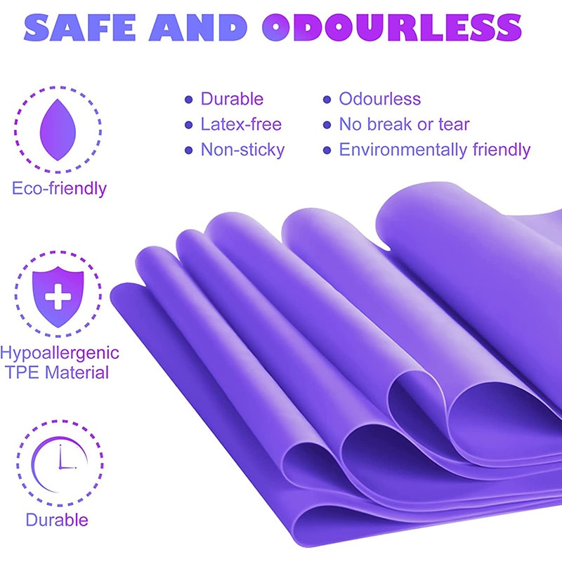 TPE Resistance Bands Set Build Strength Flexibility Recovery Buy Now 2