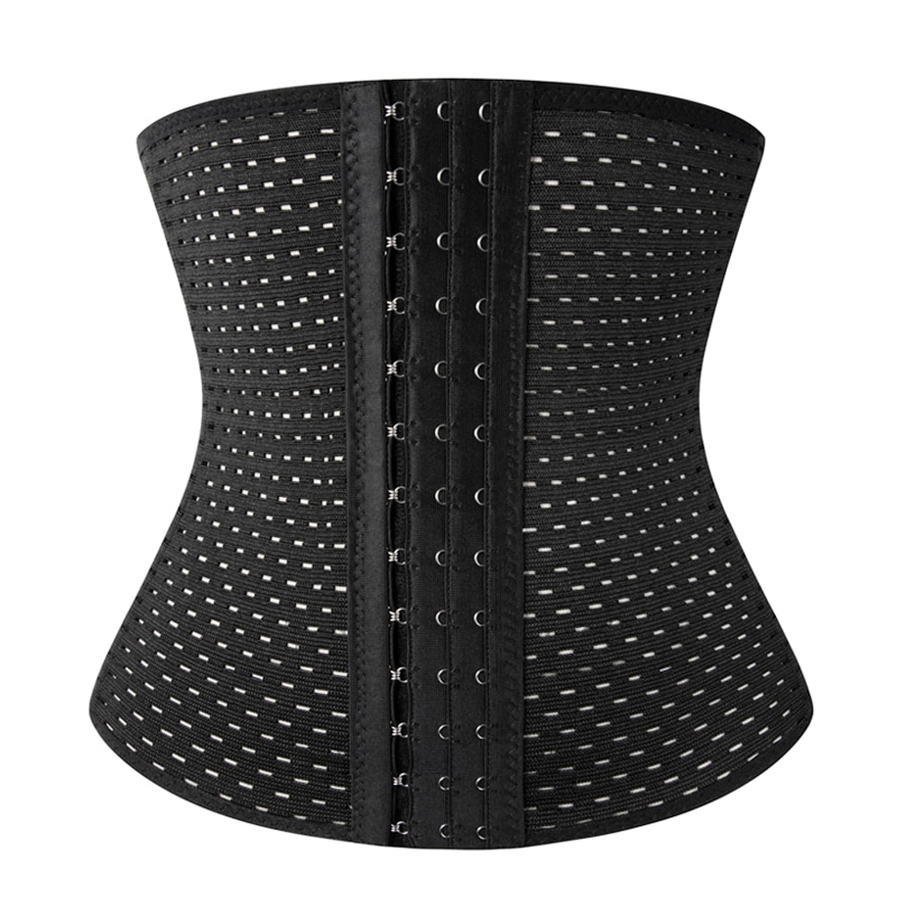 Adjustable Waist Trainer Belt For Men High Compression Body Shaper Tummy Control 5