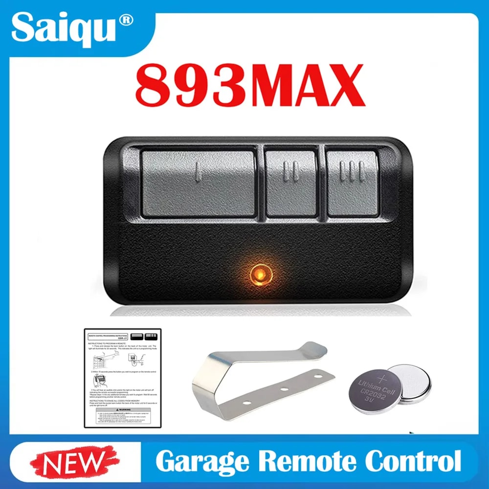 Garage Door Opener Remote 2 Pack for Secure Easy Garage Access Control