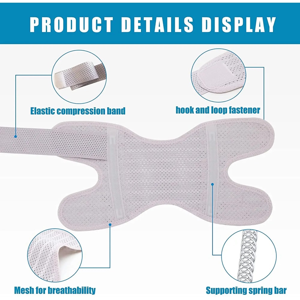 Breathable Knee Brace with Side Stabilizers for Meniscus Tear and Arthritis Support