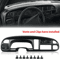 Black OEM Style Instrument Dash Bezel With Vents For 9802 Dodge Ram 6