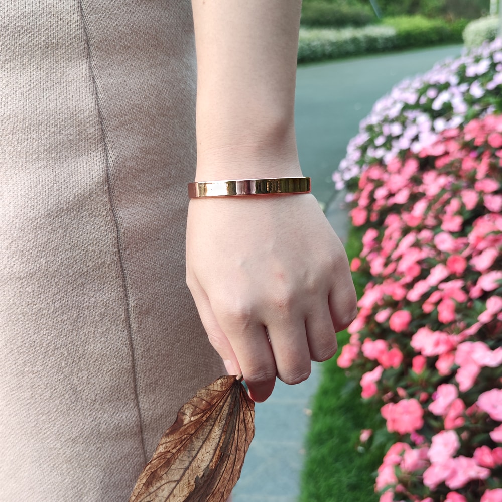 Men Classic Pure Copper Health Bracelet 5