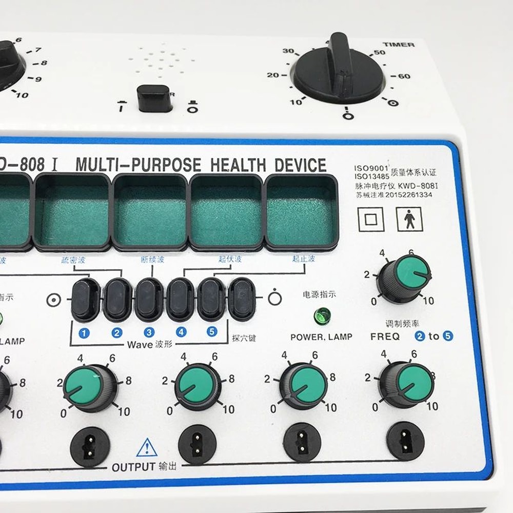 Advanced Electrical Nerve Muscle Stimulator Machine 50Hz 6Channel Output For Deep Tissue Pain Relie