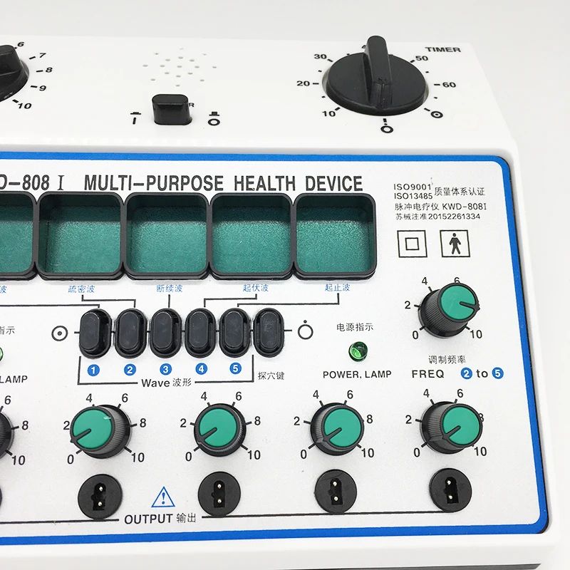 Advanced Electrical Nerve Muscle Stimulator Machine 50Hz 6Channel Output For Deep Tissue Pain Relie