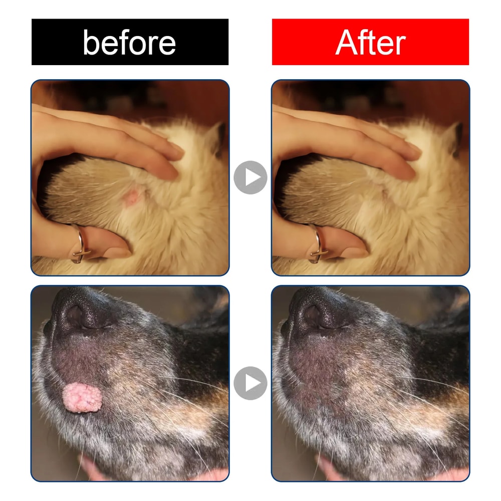 Pet Wart Remover Liquid for Dogs and Cats for Visible Skin Spot Care